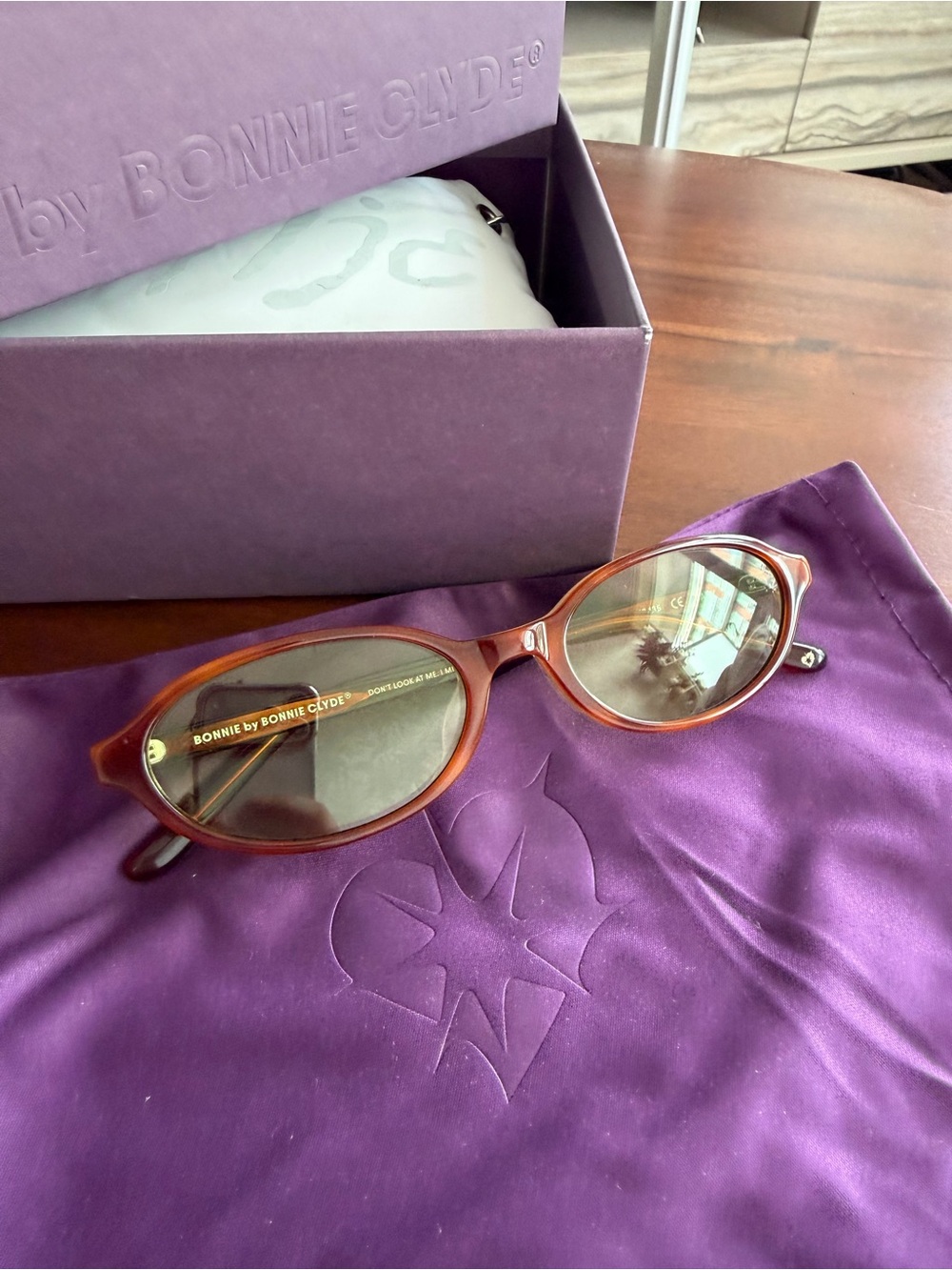 Bonnie Clyde Viral Baby Sunglasses Green Tint